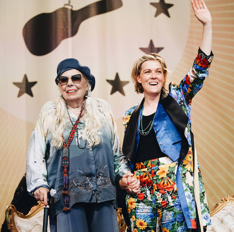 Joni and Brandi at Newport Folk 2022