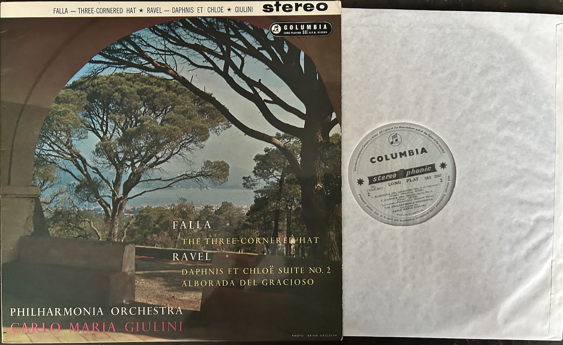 Falla Three Cornered Hat Ravel Giulini Columbia