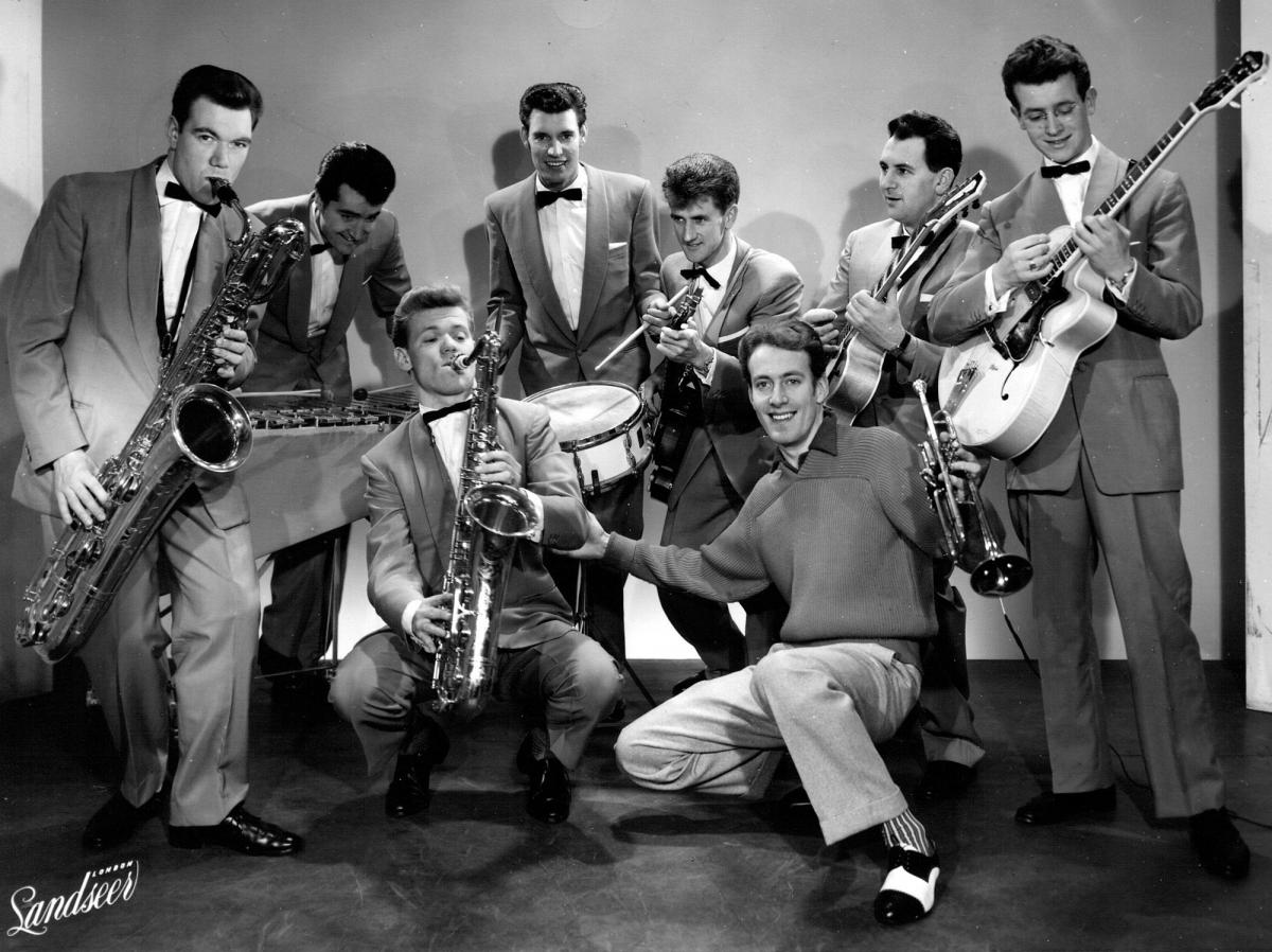 John Barry (front, with trumpet) with the John Barry Seven