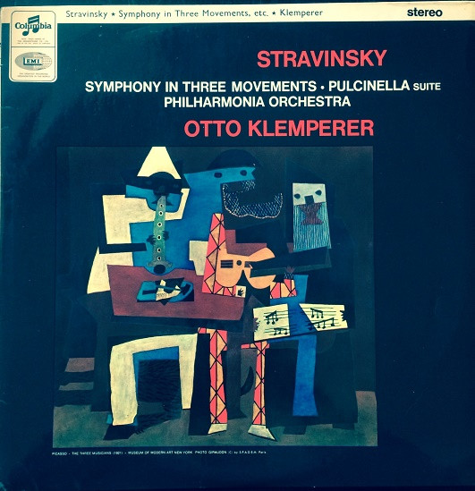 Stravinsky Symphony in 3 Movements Klemperer Columbia