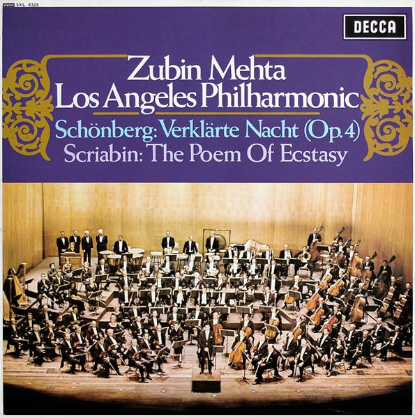 Mehta Scriabin Poem of Ecstasy Schoenberg Verklarte Nacht LAPhil Decca