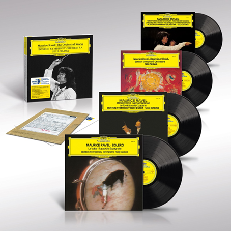 Ravel Seiji Ozawa Boston Symphony Orchestra Ravel Orchestra Works Deutsche Grammophon Original Source vinyl box