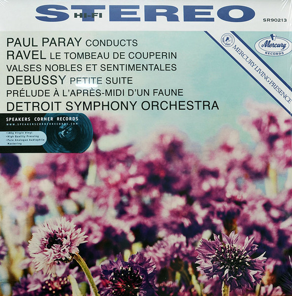 Ravel Tombeau de Couperin Valses Nobles et Sentimentales Paul Paray Detroit Symphony Mercury