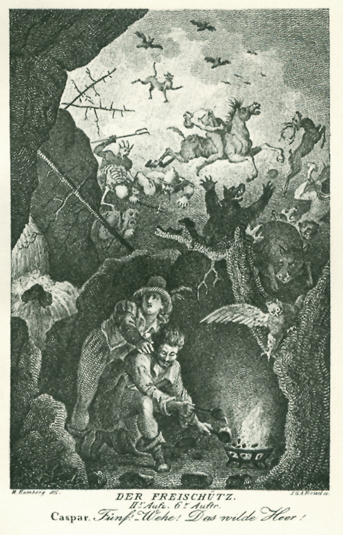 The Wolf's Glen scene from Der Freischütz