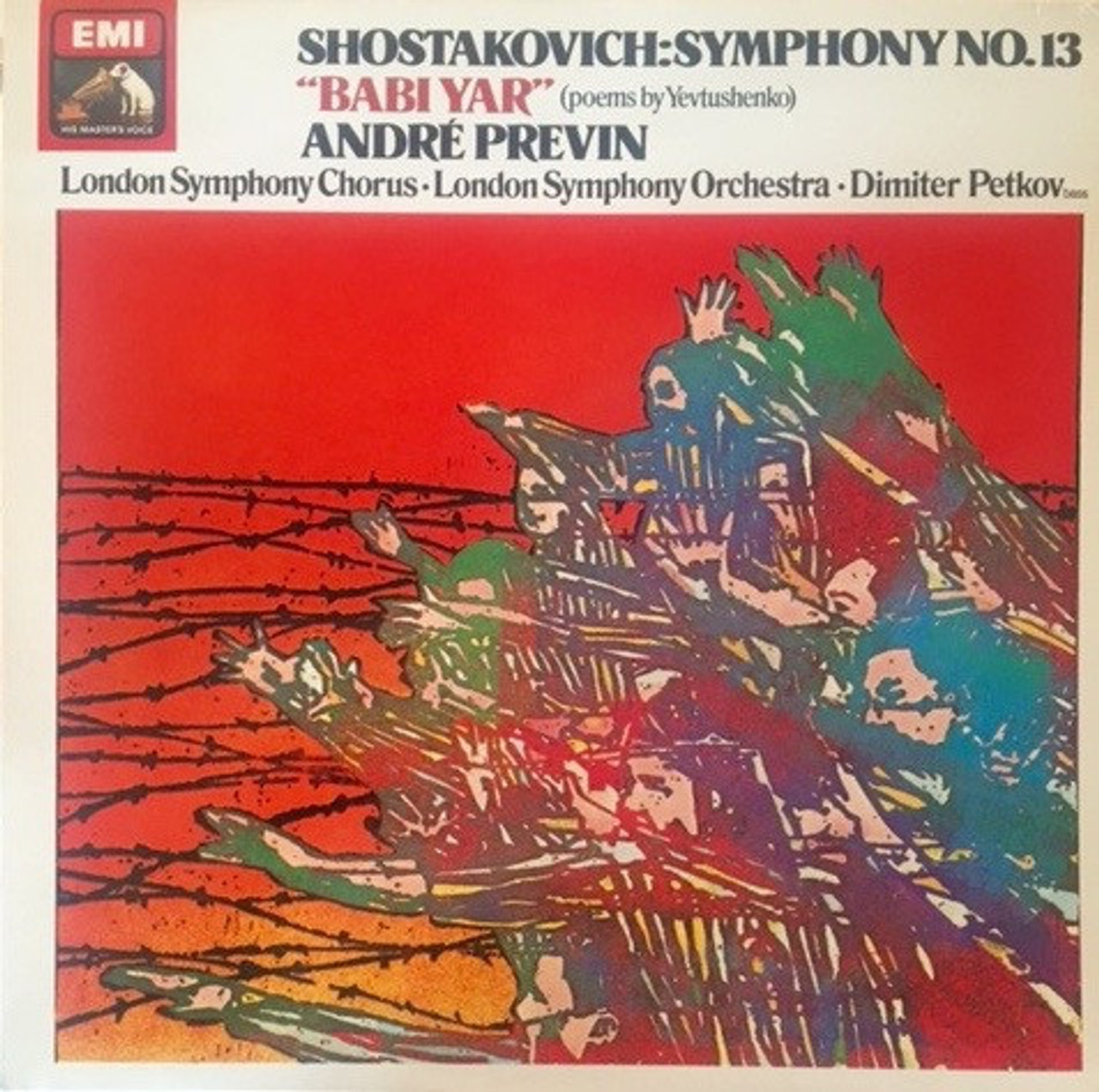 Shostakovich Symphony 13 Previn LSO EMI lp