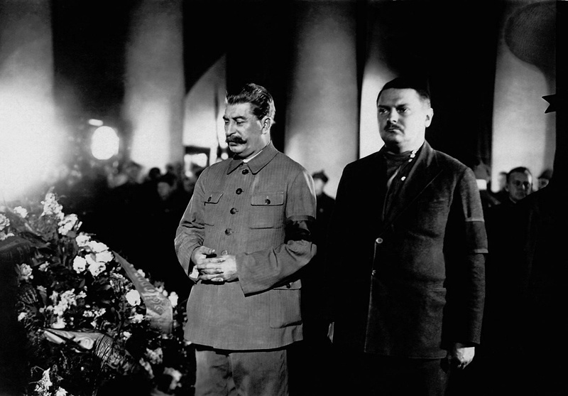 Stalin (l.) with Andrei Zhdanov