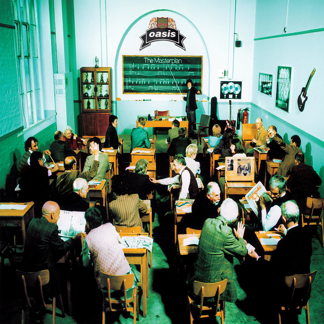 Oasis The Masterplan album cover