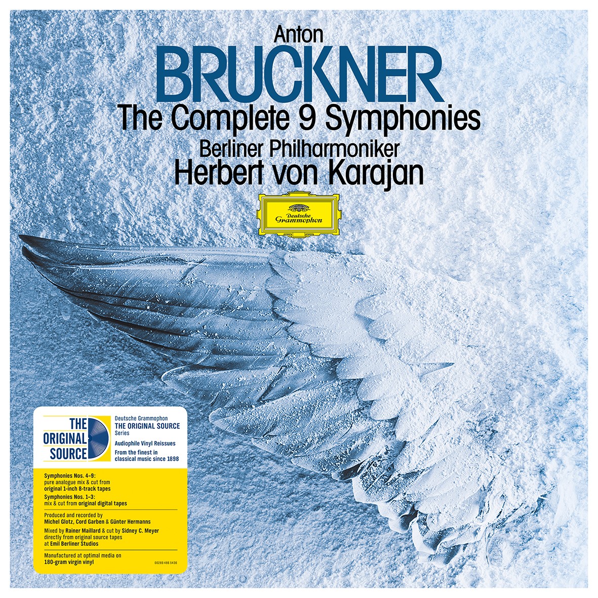 Bruckner 9 Symphonies Karajan BPO Dg Original Source Box Cover