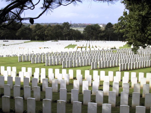 War graves in France